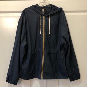 NWOT WEATHERPROOF MENS WINDBREAKER JACKET SIZE XXL DARK NAVY